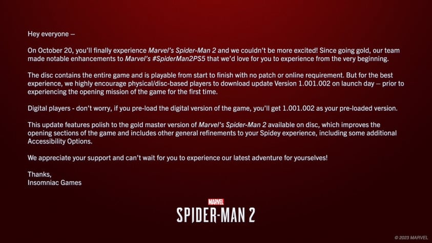 На релизе в Marvel’s Spider-Man 2 не будет «Новой игры +» | StopGame