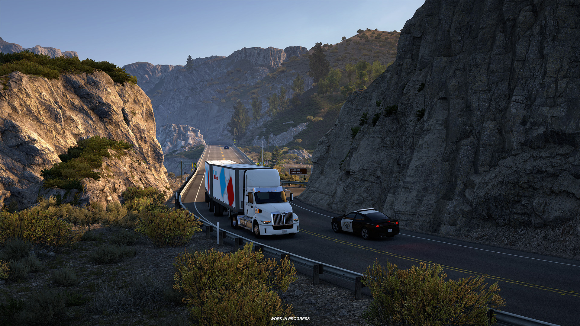 Новые скриншоты переделки Калифорнии для American Truck Simulator — Золотой штат